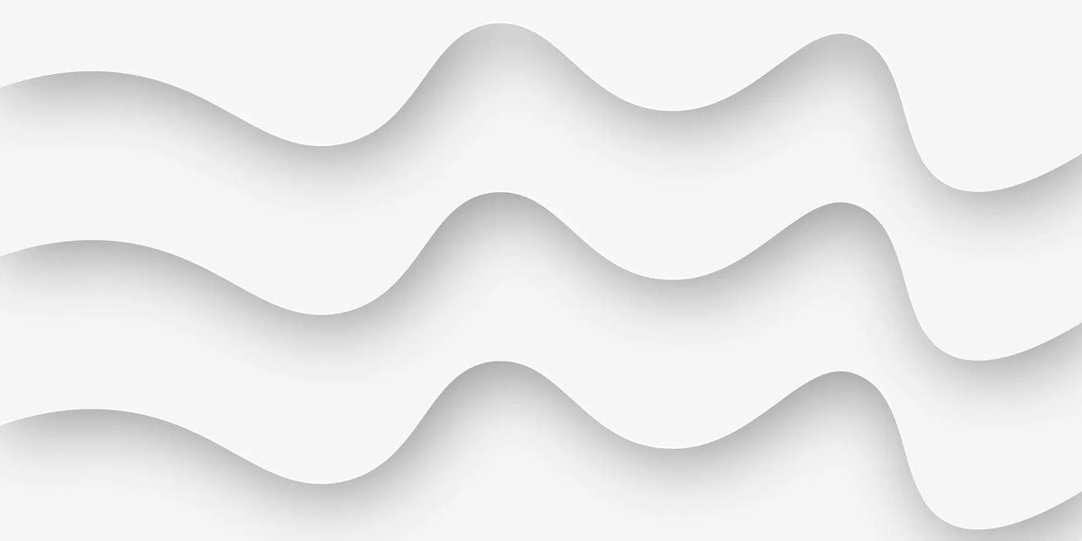 Tapet personalizat 3d cu forme abstracte albe si umbre cu efect 3d white waves