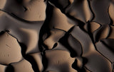 Tapet Personalizat 3D cu vopsea acrilica neagra cu umbre maronii - COCOA ACRYL