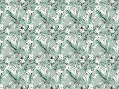 White Crocus Personalised Wallpaper
