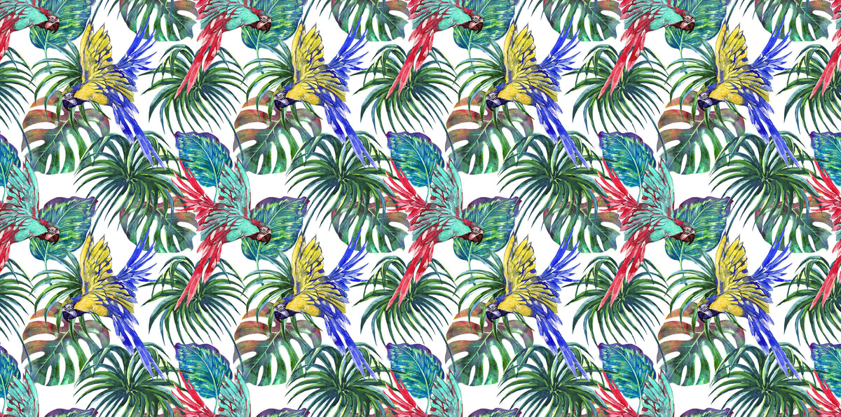 Colorful Parrots Personalised Wallpaper