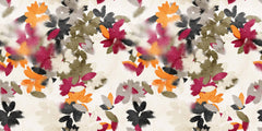 Pink Watercolor Flowers Personalised Wallpaper