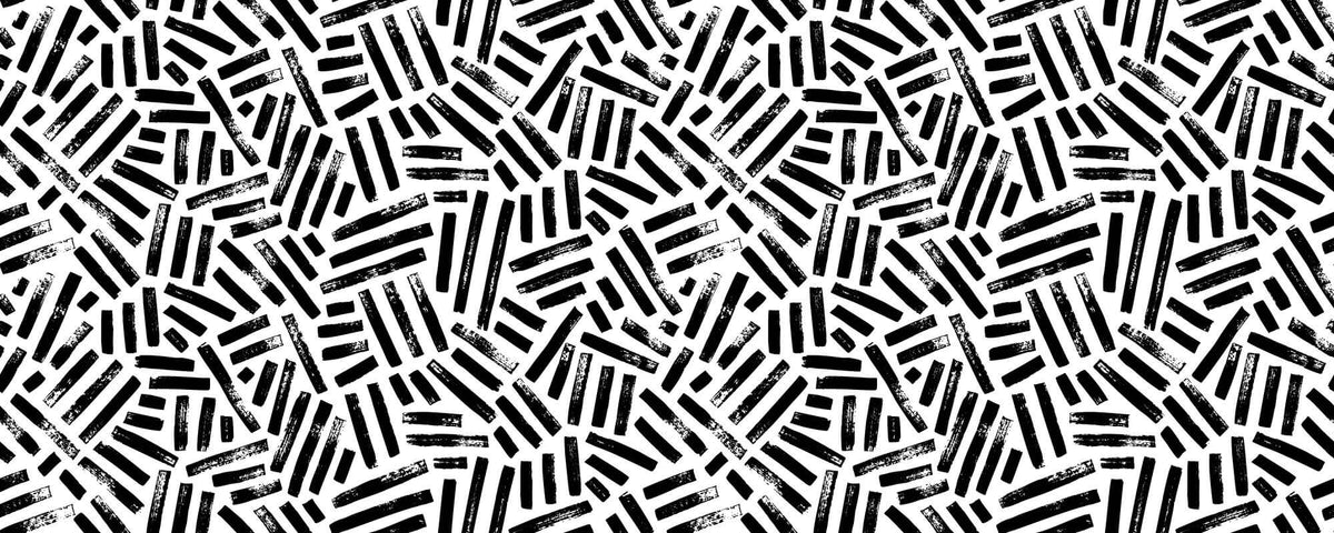 Tapet Personalizat Patterns cu dungi negre abstracte - BLACK STRIPES