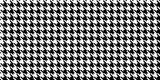 Tapet Personalizat Patterns cu model clasic in alb si negru - HOUNDSTOOTH PATTERN