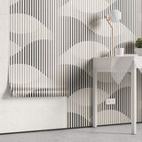 Tapet Personalizat Patterns cu model de frunze abstracte intr-o iluzie optica - ILLUSION LEAVES
