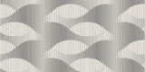 Tapet Personalizat Patterns cu model de frunze abstracte intr-o iluzie optica - ILLUSION LEAVES