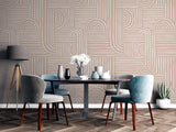 Tapet Personalizat Patterns cu model abstract minimalist in stil boho - ABSTRACT BOHO MINIMALIST