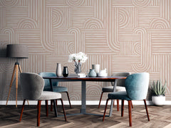 Tapet Personalizat Patterns cu model abstract minimalist in stil boho - ABSTRACT BOHO MINIMALIST