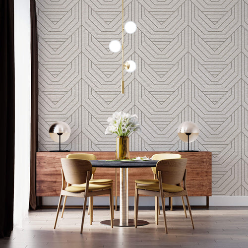 Tapet Personalizat Patterns cu model abstract geometric - ABSTRACT THIN LINES