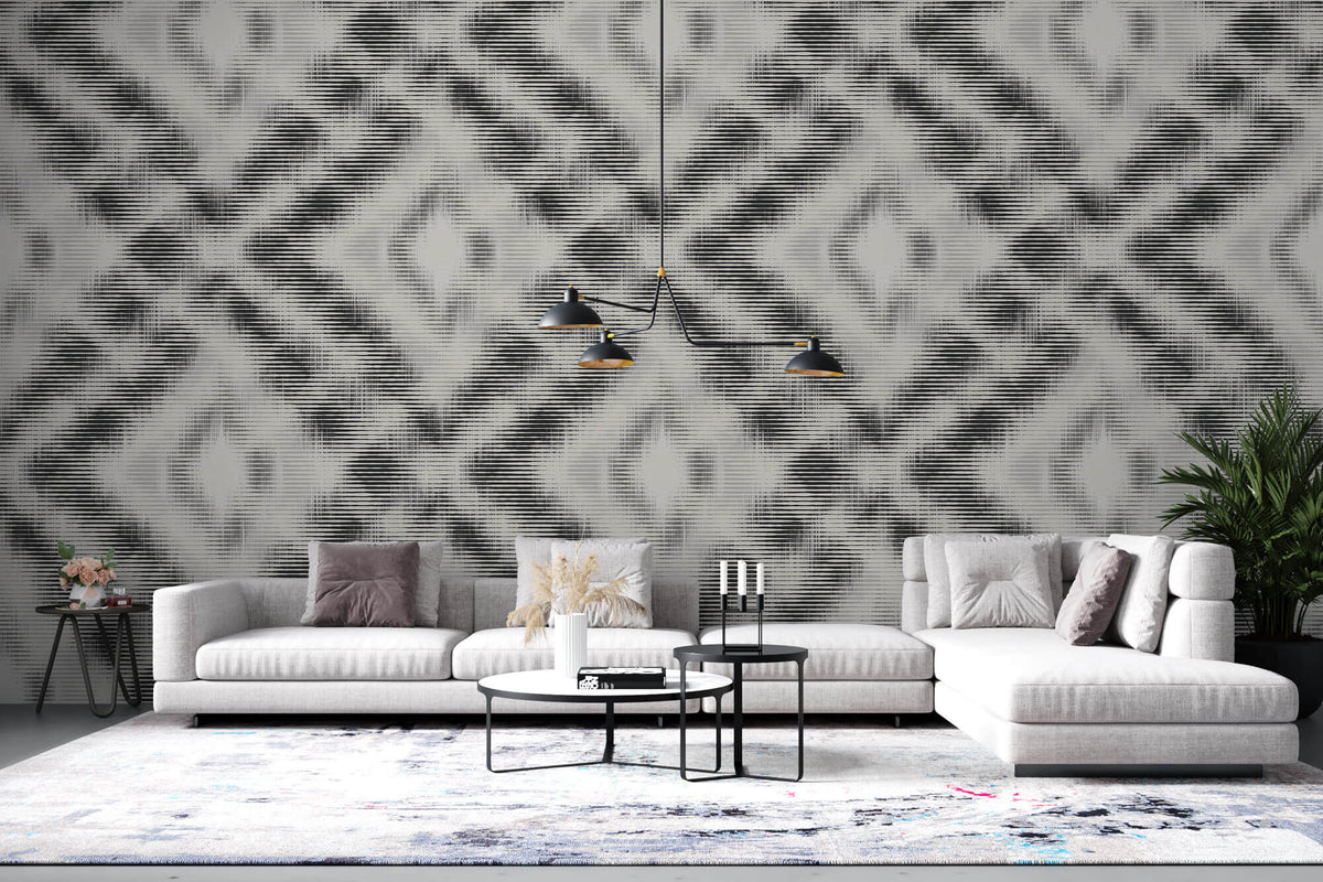 Tapet Personalizat Patterns cu model abstract cu iluzie optica - SPOTTY ILLUSION