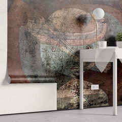Tapet personalizat abstract cu personaj animat abstract character