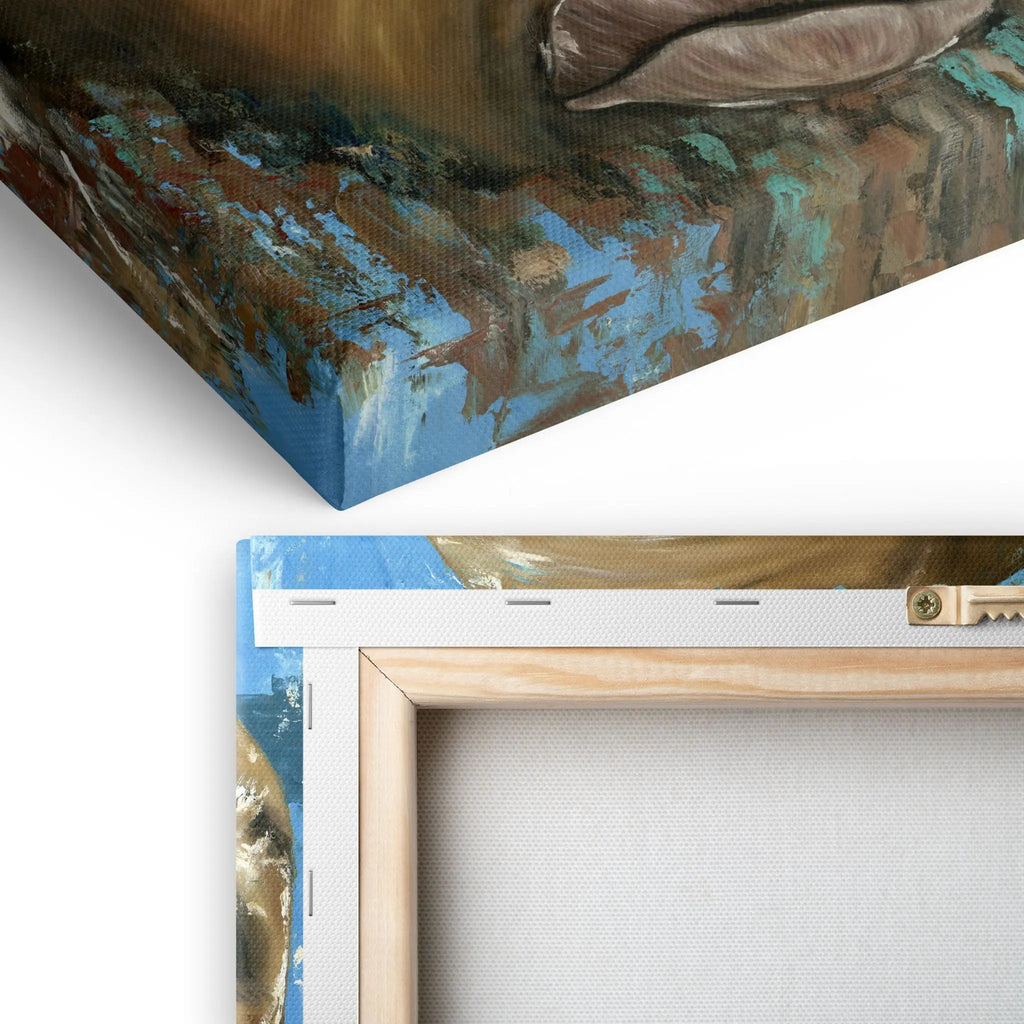 Tablou canvas ce prezinta portretul abstract al unui barbat misterios si indragostit mysterious boy