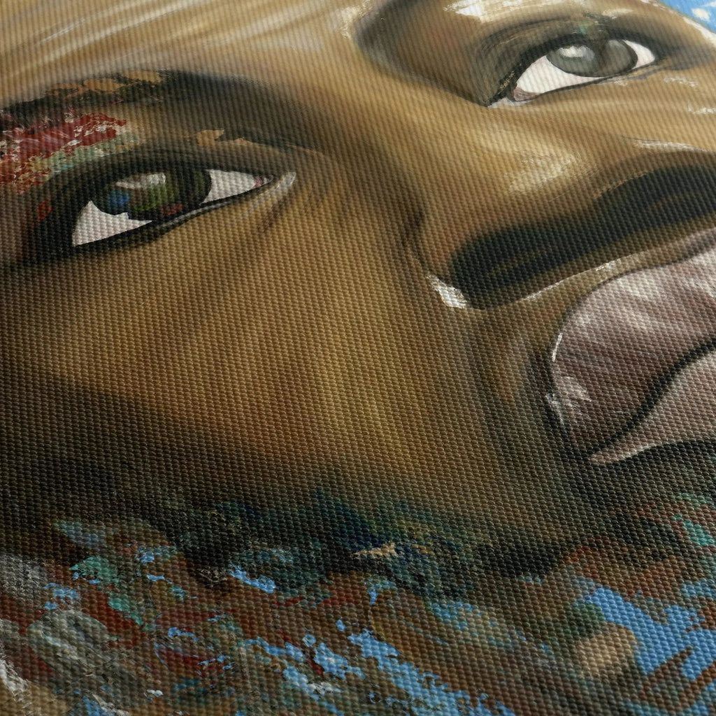Tablou canvas ce prezinta portretul abstract al unui barbat misterios si indragostit mysterious boy