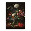 Tablou canvas ce ilustreaza o vaza cu flori salbatice si nemuritoare a floral composition