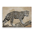 Tablou canvas ce ilustreaza un tigru puternic pasind gratios power and grace