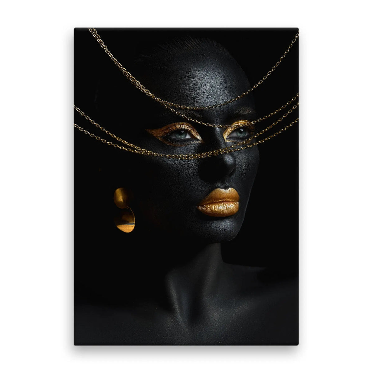 Tablou canvas ce ilustreaza o femeie moderna afro modern african women
