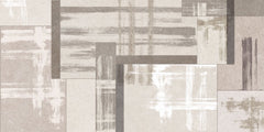 Tapet personalizat abstract cu dungi in nuante maronii painted beige