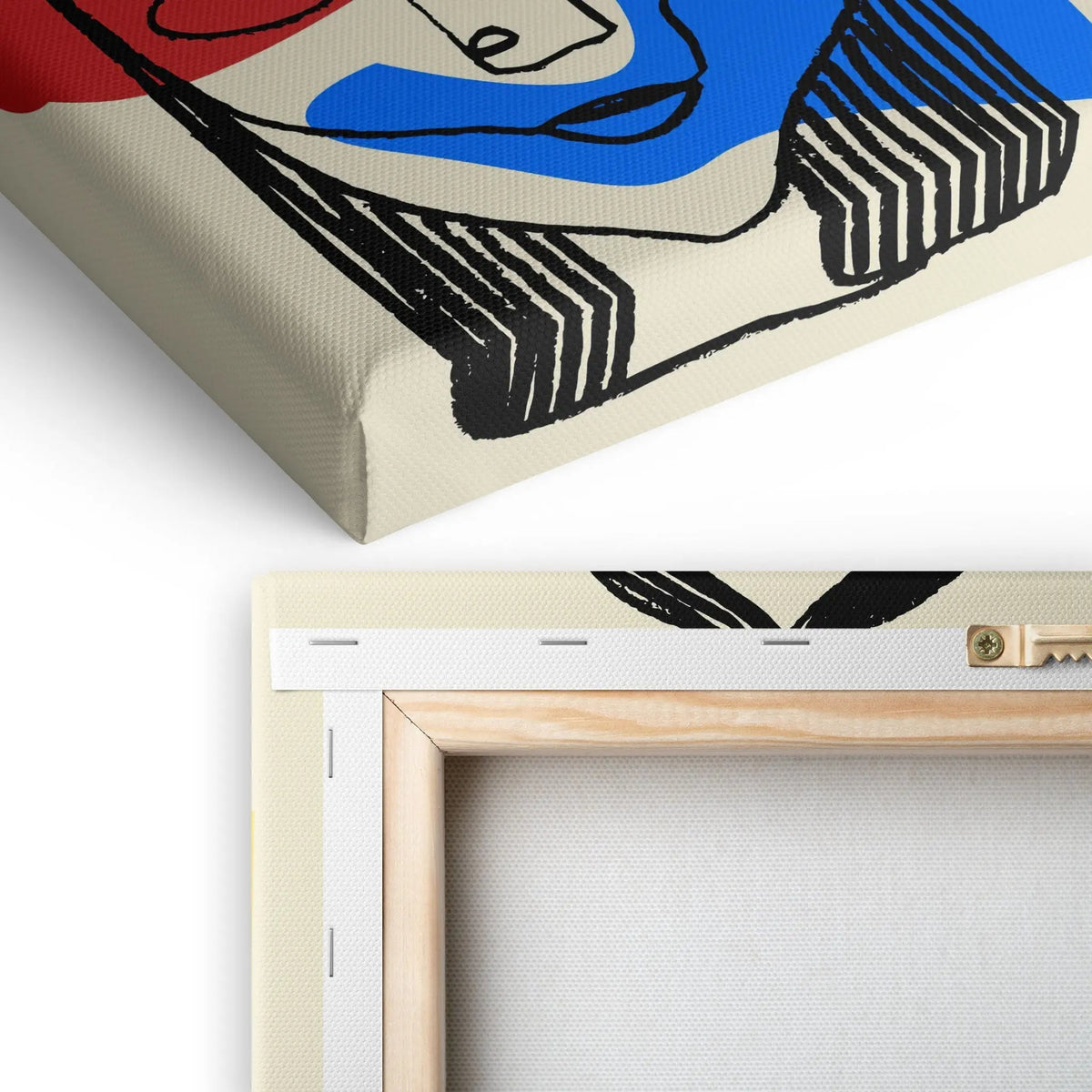 Tablou canvas ce ilustreaza portretul unei femei in stil abstract modern abstract portrait