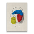 Tablou canvas ce prezinta portretul abstract al unei femei care poarta cercei abstract women