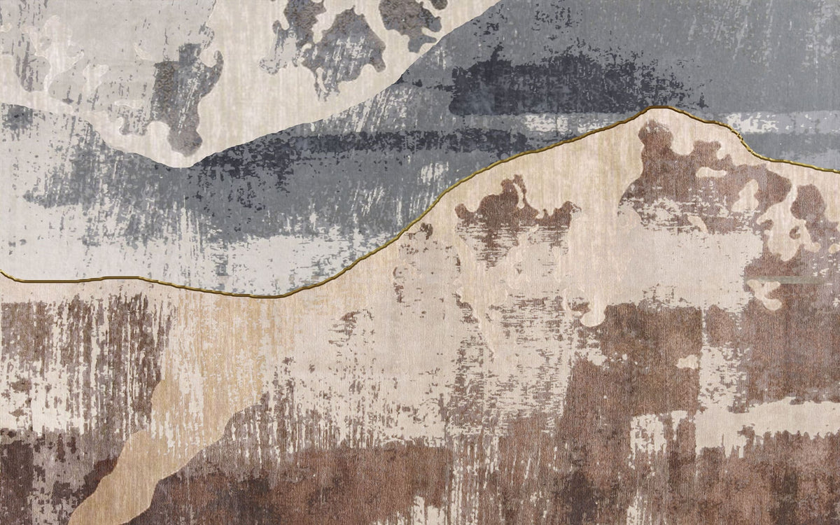 Tapet personalizat abstract cu textura abstracta scratched waves