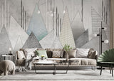 Tapet personalizat abstract cu diverse texturi textures