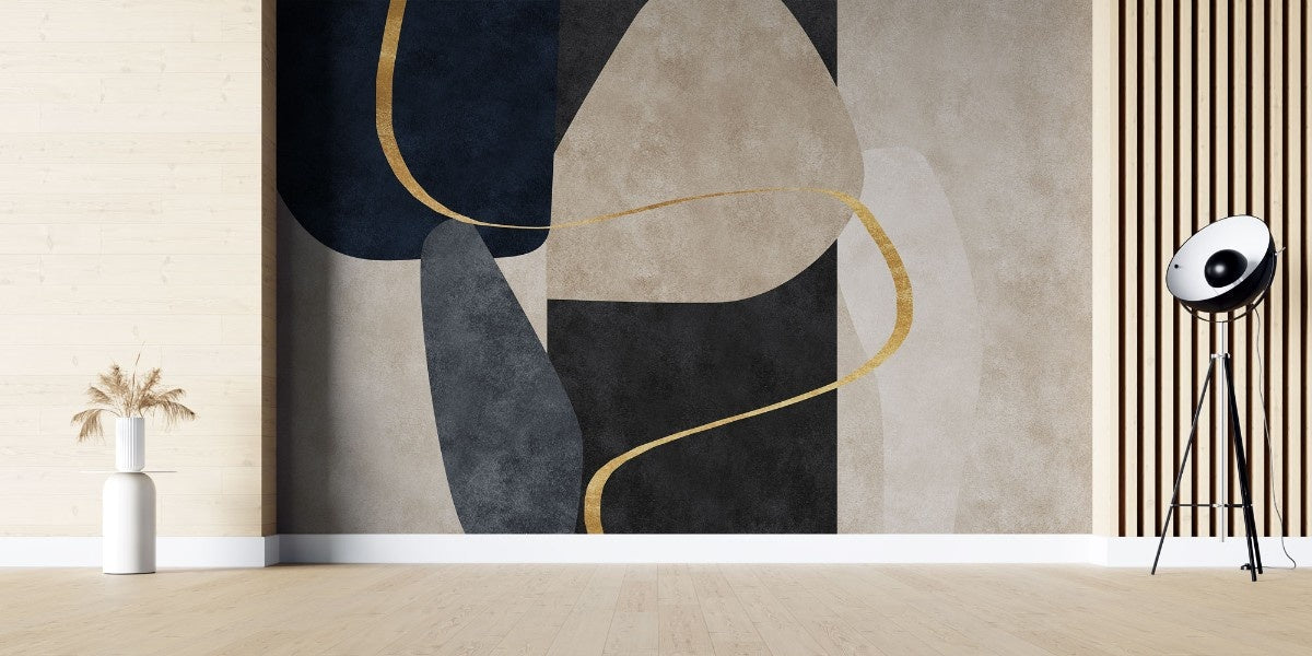 Tapet personalizat abstract cu abstractii fine cu detalii delicate si o paleta de culori subtila pentru un aspect sofisticat fine abstractions