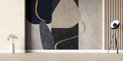 Tapet personalizat abstract cu abstractii fine cu detalii delicate si o paleta de culori subtila pentru un aspect sofisticat fine abstractions