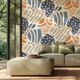 Tapet Personalizat Abstract cu forme colorate abstracte - DOTTY ABSTRACT