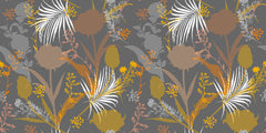 Botanic Graphic Personalised Wallpaper