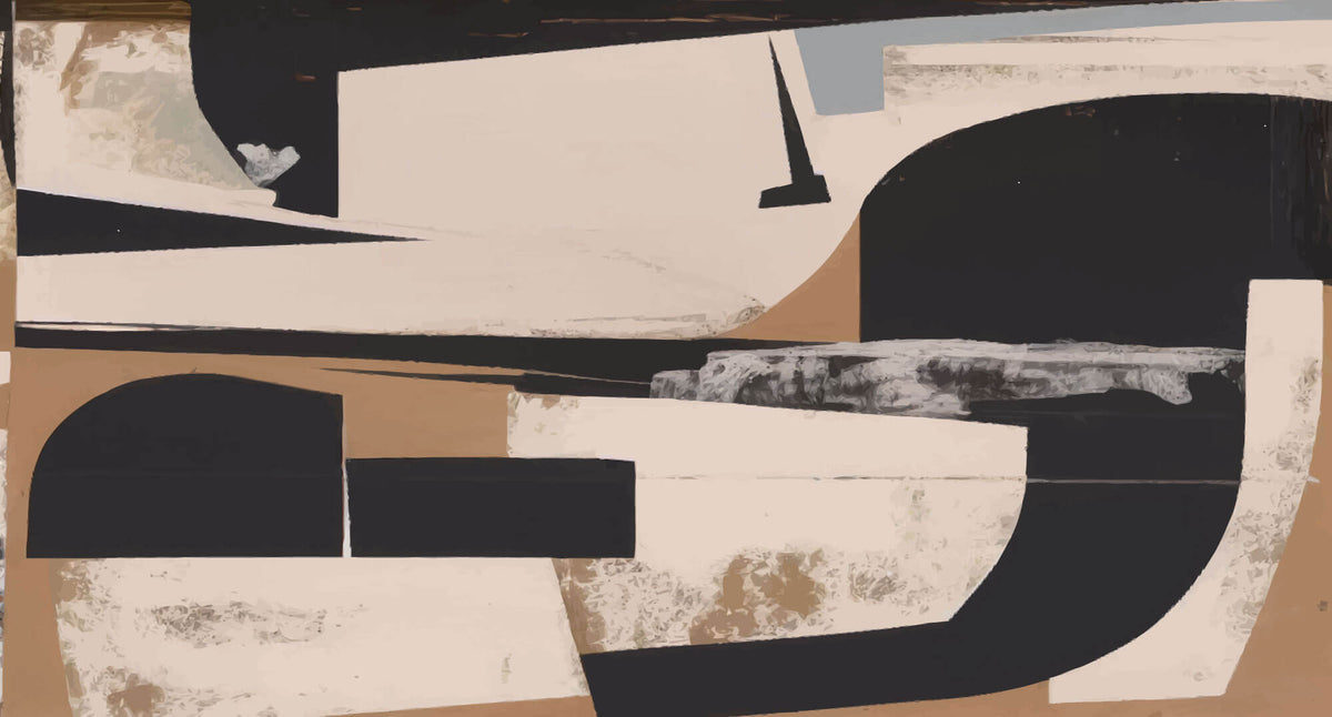 Tapet Personalizat Abstract cu pictura abstracta - LETTER PAINT
