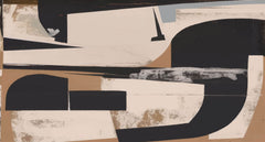 Tapet Personalizat Abstract cu pictura abstracta - LETTER PAINT