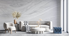 Tapet Personalizat Abstract cu texturi de iluzie optica - 3D PERSPECTIVE WAVES