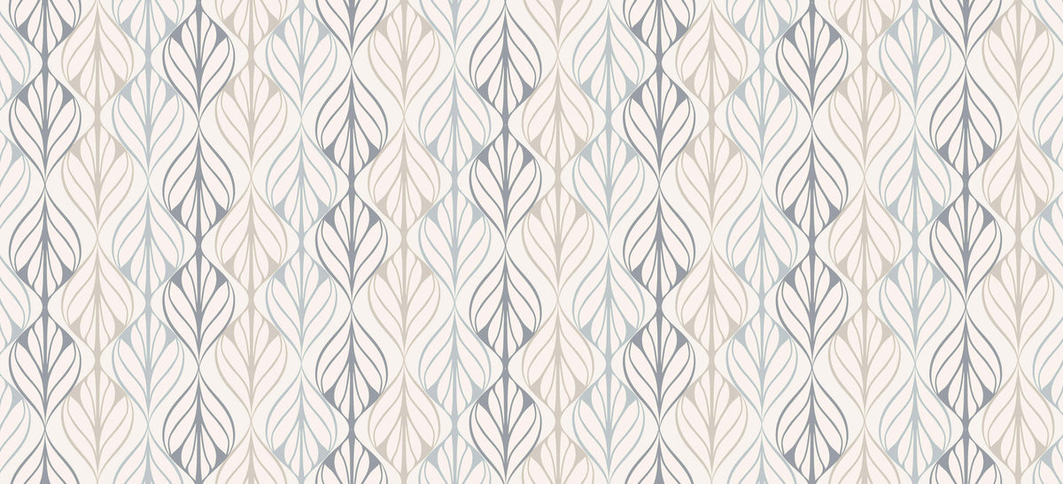 Mid Century Personalised Wallpaper