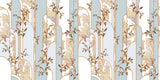 Bronze&mint Art Deco Personalised Wallpaper