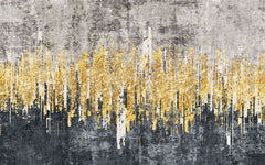 Tapet personalizat fine art cu dungi aurii pe un fundal vintage scratched gold