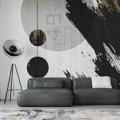 Tapet personalizat fine art cu design industrial abstract industrial aesthetic