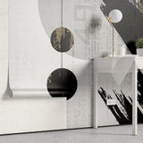 Tapet personalizat fine art cu design industrial abstract industrial aesthetic