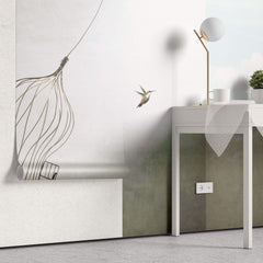 Tapet Personalizat Fine Art cu pasare salbatica evadand din colivie - BIRDCAGE FREE