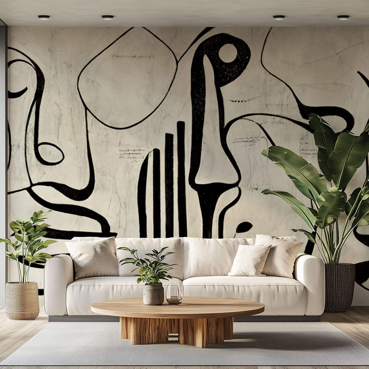 Tapet Personalizat Fine Art cu arta expresionista - SHODO FACES
