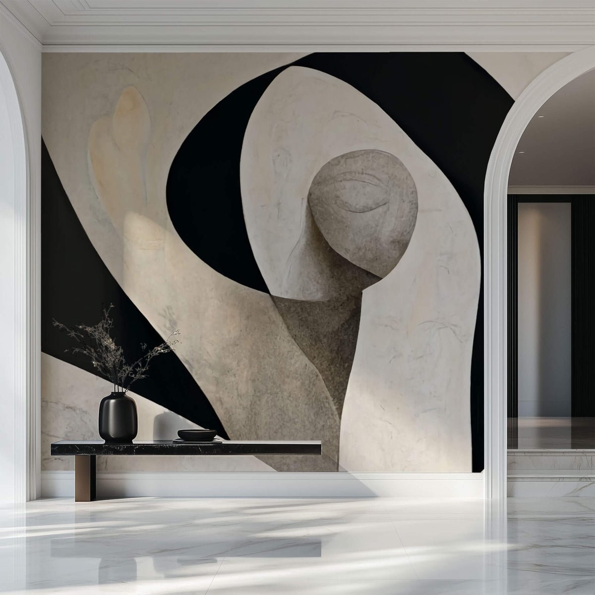 Tapet Personalizat Fine Art cu sculpturi de portrete - AESTHETIC SCULPTURE