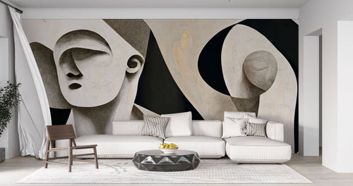 Tapet Personalizat Fine Art cu sculpturi de portrete - AESTHETIC SCULPTURE