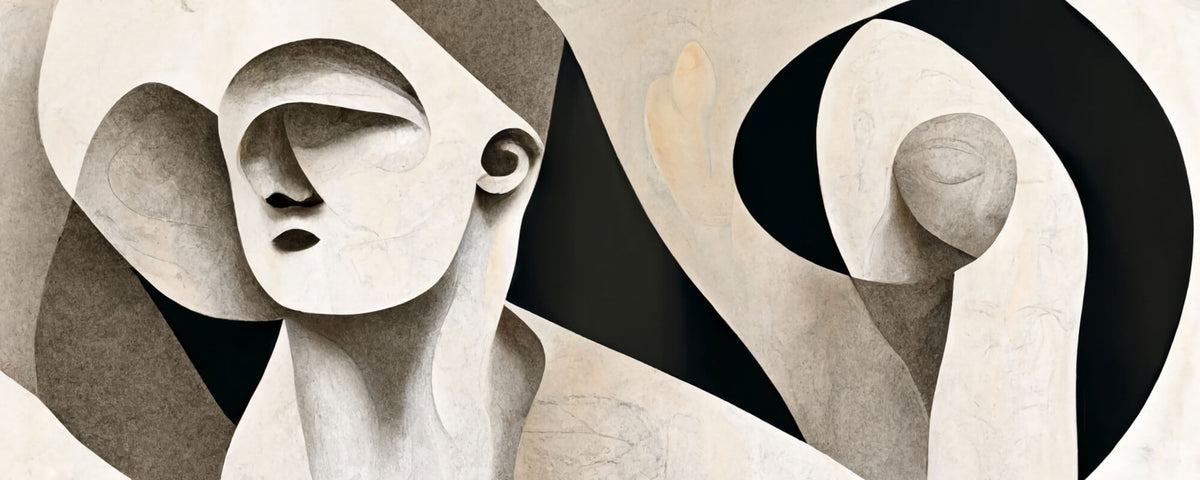 Tapet Personalizat Fine Art cu sculpturi de portrete - AESTHETIC SCULPTURE