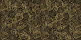 Tapet personalizat Line Art cu cercuri liniare ce amintesc de inelele de lemn - WOODEN LINES