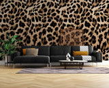 Tapet personalizat cu print de leopard leopard