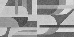 Tapet personalizat modern cu forme geometrice in nuante de gri gray shades