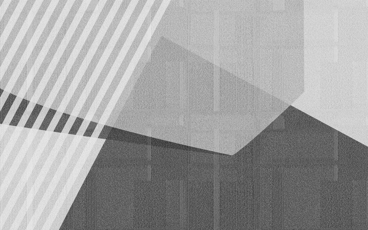 Tapet personalizat Modern cu dungi si forme geometrice diagonale in nuante de gri - GRAY DIAGONAL