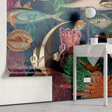 Tapet Personalizat Pop Art & Cartoon in stil retro cu pesti si viata acvatica - RETRO FISH
