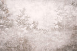 Tapet Personalizat Forest cu padure exotica in nuante sepia - SEPIA MIXED FOREST