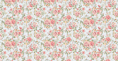 Pastel Roses Personalised Wallpaper