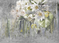 Concrete Lotus Personalised Wallpaper