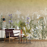 Tapet personalizat floral cu flori de primavara spring valley